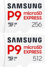 Load image into Gallery viewer, Samsung Micro SD P9 Express Flash Memory Card 256GB 512GB
