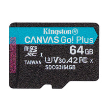 Load image into Gallery viewer, Kingston Micro SDXC Canvas Go Plus Flash Memory Card 64GB 128GB 256GB 512GB 1TB
