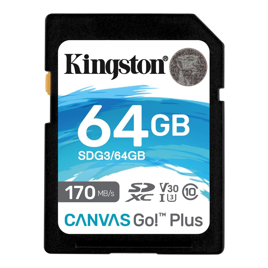 Kingston SDXC Canvas Go Plus Flash Memory Card 64GB 128GB 256GB 512GB 1TB