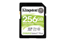Load image into Gallery viewer, Kingston SD Canvas Select Plus 100MB/s Memory Card 64GB 128GB 256GB 512GB

