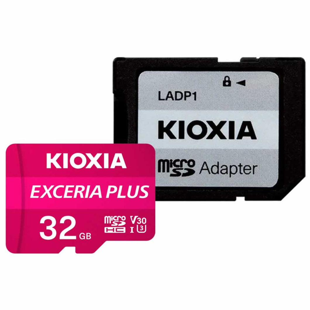 KIOXIA MicroSD EXCERIA PLUS Flash Memory Card 32GB 64GB 128GB 256GB 512GB