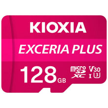 Load image into Gallery viewer, KIOXIA MicroSD EXCERIA PLUS Flash Memory Card 32GB 64GB 128GB 256GB 512GB
