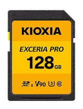 Load image into Gallery viewer, KIOXIA SD EXCERIA PRO V90 U3 UHS-II Flash Memory Card 64GB 128GB 256GB
