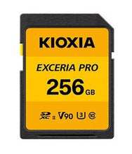 Load image into Gallery viewer, KIOXIA SD EXCERIA PRO V90 U3 UHS-II Flash Memory Card 64GB 128GB 256GB
