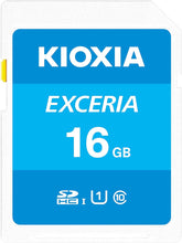 Load image into Gallery viewer, KIOXIA SD EXCERIA U1 100MB/s Flash Memory Card 16GB 32GB 64GB 128GB 256GB
