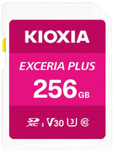 Load image into Gallery viewer, KIOXIA SD EXCERIA PLUS V30 U3 Flash Memory Card 64GB 128GB 256GB 512GB 1TB
