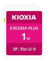 Load image into Gallery viewer, KIOXIA SD EXCERIA PLUS V30 U3 Flash Memory Card 64GB 128GB 256GB 512GB 1TB
