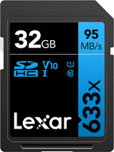 Load image into Gallery viewer, Lexar SD 800X UHS-I SD Memoery Card 32GB 64GB 128GB 256GB
