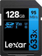 Load image into Gallery viewer, Lexar SD 800X UHS-I SD Memoery Card 32GB 64GB 128GB 256GB
