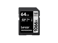 Load image into Gallery viewer, Lexar SD Professional 1066X 160MB/s Read Flash Memory Card 64GB 128GB 256GB 512GB 1TB
