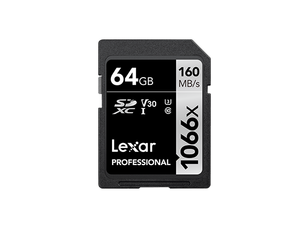 Lexar SD Professional 1066X 160MB/s Read Flash Memory Card 64GB 128GB 256GB 512GB 1TB