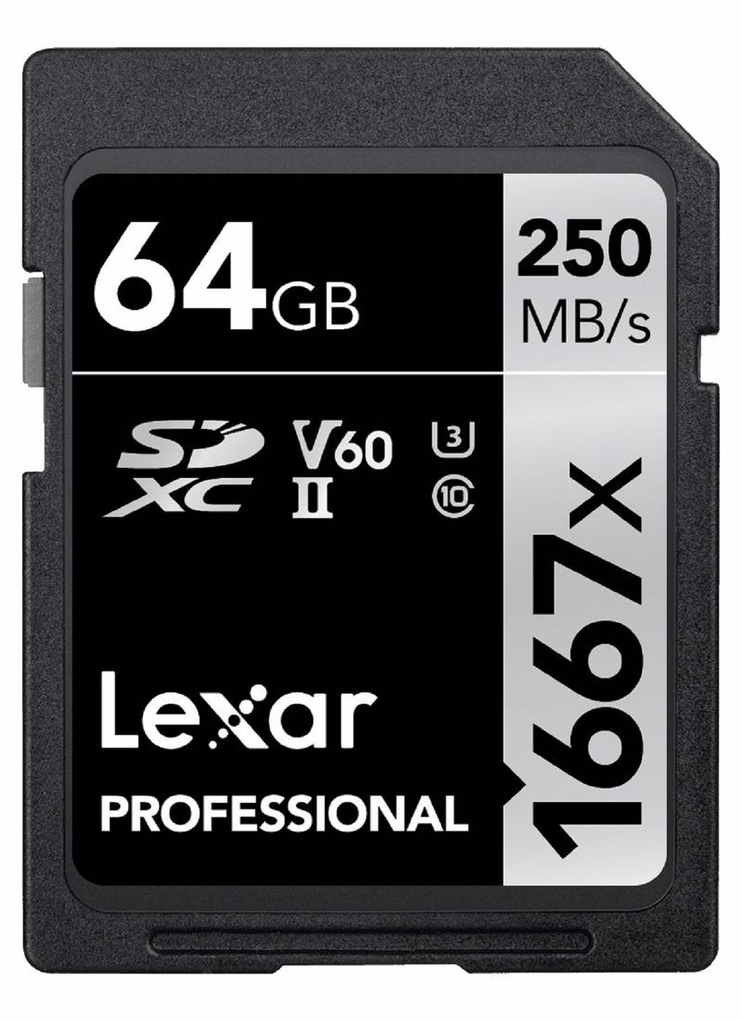 Lexar SD Professional 1667X 250MB/s Read Flash Memory Card 64GB 128GB 256GB