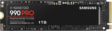 Load image into Gallery viewer, Samsung SSD 990 Pro PCle 4.0 NVMe M.2 Solid State Drive 1TB 2TB 4TB
