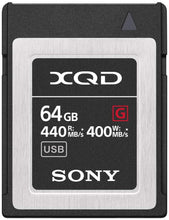 Load image into Gallery viewer, Sony XQD G Series 440MB/s Read 400MB/s Write Memory Card 64GB 120GB 240GB

