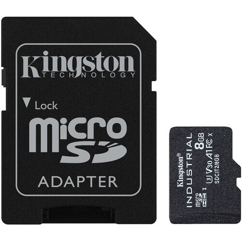 Kingston MicroSD Class 10 A1 pSLC Industrial Temp Card 8GB 16GB 32GB 64GB