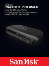 Load image into Gallery viewer, SanDisk ImageMate PRO (SDDR-A631) USB-C Card Reader
