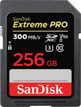 Load image into Gallery viewer, SanDisk SD Extreme PRO UHS-II 300MB/s SDHC &amp; SDXC card 32GB 64GB 128GB 256GB 512GB
