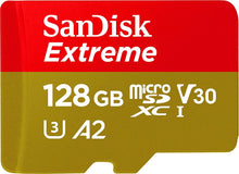 Load image into Gallery viewer, Sandisk Micro SD Extreme 190MB/s Flash Memory Card 64GB 128GB 256GB 512GB 1TB
