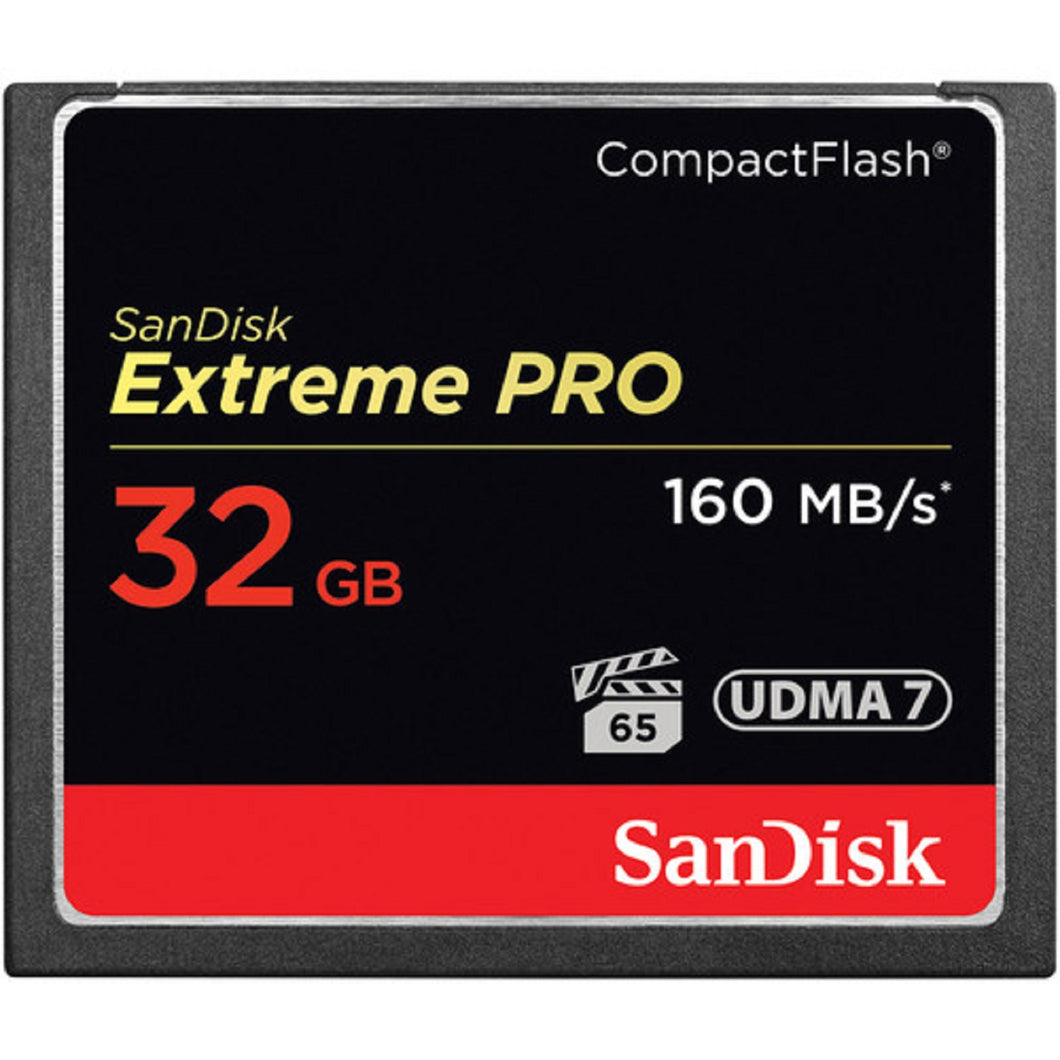 SanDisk CF Extreme Pro 160MB/s Compact Flash Card 32GB 64GB 128GB 256GB
