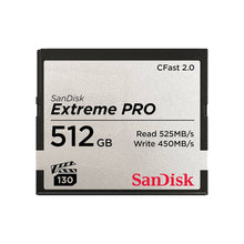 Load image into Gallery viewer, Sandisk CF Extreme Pro cfast Compact Flash Card 64GB 128GB 256GB 512GB
