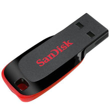 Load image into Gallery viewer, SanDisk USB Cruzer Blade Black USB2.0 USB Flash Drive (SDCZ50) 32GB 64GB 128GB
