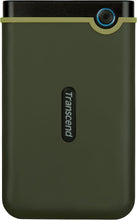 Load image into Gallery viewer, Transcend HDD StoreJet 25M3 Military Green External Portable Hard Drive 1TB 2TB
