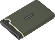 Load image into Gallery viewer, Transcend HDD StoreJet 25M3 Military Green External Portable Hard Drive 1TB 2TB
