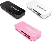 Load image into Gallery viewer, Transcend RDF5 Card Reader Black/ Pink / White
